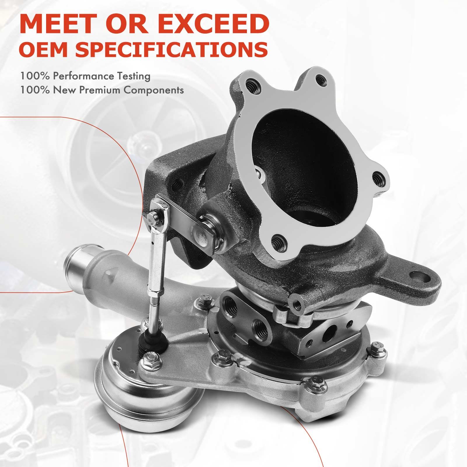 再追加販売 A-Premium Right Side Turbo Turbocharger Kit with Gasket Compatible with V6 3.5L, Ford Explorer 2013-2019, Flex Taurus 2010-2019, Lincoln MKS 2010-2016 Left Side Turbo Turbocharger For Ford Explorer Flex Taurus SHO Lincoln MKS MKT 3.5L EcoBoost V6 BuyAutoParts 40-31127AN New 並行輸入品