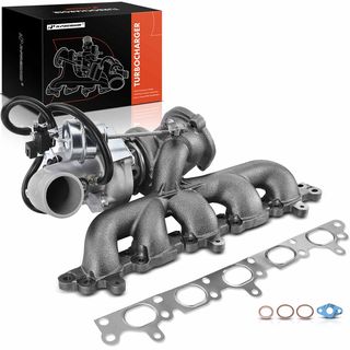 Turbo Turbocharger with Exhaust Manifold for Volvo S40 C30 C70 V50 L5 2.5L