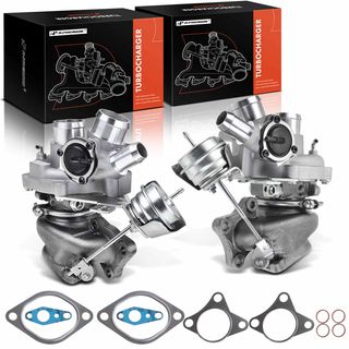 2 Pcs Turbo Turbocharger with Gasket for Ford F150 Truck 2011-2012 3.5L V6 Ecoboost