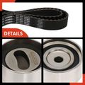 5 Pcs Timing Belt Kit for Ford Probe 89-92 Mazda B2200 87-93 MX-6 626 88-92