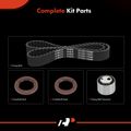 4 Pcs Timing Belt & Component Kit for Chevrolet Metro 1998-2000 Pontiac Firefly 1.0L