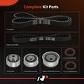 7 Pcs Timing Belt Kit for Mitsubishi Galant 2007-2012 Eclipse 2008-2012 L4 2.4L GAS