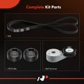 4 Pcs Serpentine Belt Drive Component Kit for 1998 Chevrolet Malibu