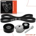 3 Pcs Serpentine Belt Drive Component Kit for 2000 Chevrolet Express 3500 5.7L V8