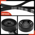 3 Pcs Serpentine Belt Drive Component Kit for 2000 Mercury Sable