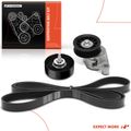 3 Pcs Serpentine Belt Drive Component Kit for Chevy Avalanche 2500 GMC Sierra 3500