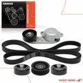 5 Pcs Serpentine Belt Drive Component Kit for Ford F-150 Lincoln Navigator GAS