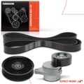 3 Pcs Serpentine Belt Drive Component Kit for 2005 Suzuki Swift+ 1.6L l4