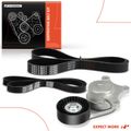 3 Pcs Serpentine Belt Drive Component Kit for 2011 Ford Explorer 3.5L V6