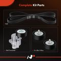 4 Pcs Serpentine Belt Drive Component Kit for Jeep Compass Dodge Journey Chrysler