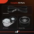 3 Pcs Serpentine Belt Drive Component Kit for 2020 Ram 1500 Classic 3.6L V6