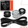 3 Pcs Serpentine Belt Drive Component Kit for 2020 Ram 1500 Classic 3.6L V6