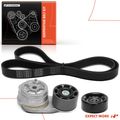 3 Pcs Serpentine Belt Drive Component Kit for Kenworth W900 Peterbilt Autocar LLC.