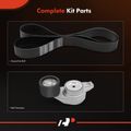 2 Pcs Serpentine Belt Drive Component Kit for 2014 Mack GU7