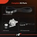 3 Pcs Serpentine Belt Drive Component Kit for 2012 Ford Taurus 3.5L V6