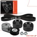 4 Pcs Serpentine Belt Drive Component Kit for Chevy Malibu 2002-2003 Pontiac Gas