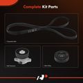 3 Pcs Serpentine Belt Drive Component Kit for 1996 Saturn SC2