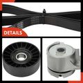 3 Pcs Serpentine Belt Drive Component Kit for Ford Bronco F-150 F-250 F-350