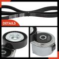 3 Pcs Serpentine Belt Drive Component Kit for 2002 Chrysler PT Cruiser 2.4L l4