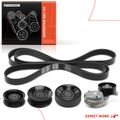 5 Pcs Serpentine Belt Drive Component Kit for 2004 Ford Mustang