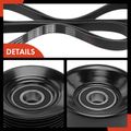 5 Pcs Serpentine Belt Drive Component Kit for 2004 Ford Mustang