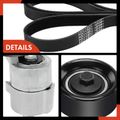 4 Pcs Serpentine Belt Drive Component Kit for 2007 Hyundai Sonata 2.4L l4