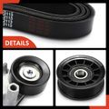 3 Pcs Serpentine Belt Drive Component Kit for Honda HR-V 2016-2020 L4 1.8L Gas