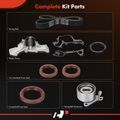 7 Pcs Timing Belt Kit with Water Pump for 1993 Mitsubishi Diamante 3.0L V6