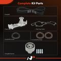 6 Pcs Timing Belt Kit with Water Pump for Nissan Frontier Pathfinder INFINITI