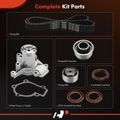 7 Pcs Timing Belt Kit with Water Pump for 2001 Hyundai Elantra 2.0L l4