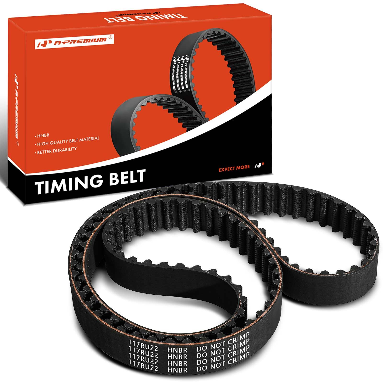 Engine Timing Belt for Ford Escape 2013-2020 Fusion Fiesta Courier GAS 117 Tooth