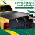 6.4 ft Bed Hard Quad Fold Tonneau Cover with Auto Locking for 2016 Ram 2500