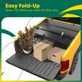 6.4 ft Bed Hard Quad Fold Tonneau Cover with Auto Locking for 2016 Ram 2500