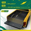 5 FT Soft Roll-up Tonneau Cover with Auto Locking for 2021 Jeep Gladiator