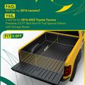 5.17 FT Bed Soft Roll-up Tonneau Cover for 2017 Toyota Tacoma