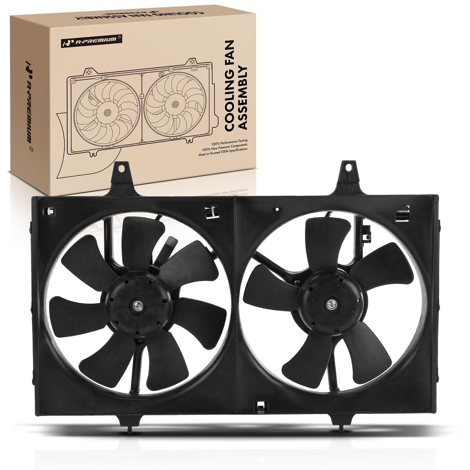 Dual Radiator Cooling Fan Assembly for 1998 INFINITI I30