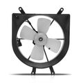 Left Engine Radiator Cooling Fan Assembly with Shroud for Honda Civic 99-00 1.6L