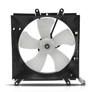 Left Engine Radiator Cooling Fan Assembly with Shroud for Toyota Corolla Geo 93-97