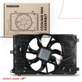 Single Radiator Cooling Fan Assembly with Brushless Motor for INFINITI QX50 19-23