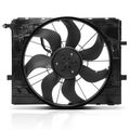 Single Engine Radiator Cooling Fan with Shroud Assembly for Mercedes-Benz W213 E300 E400