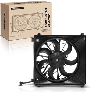 Left Engine Radiator Cooling Fan Assembly with Shroud for Tesla S 2012-2020