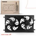 Dual Radiator Fan Assembly with Shroud for Chrysler Sebring Jeep Compass Patriot