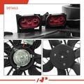 Engine Radiator Cooling Fan Assembly with Control Model for 2007 Volkswagen Touareg