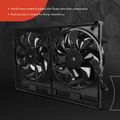 Dual Radiator Cooling Fan Assembly with Shroud for Mitsubishi Outlander 22-24