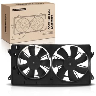 Dual Engine Radiator Cooling Fan Assembly with Shroud for Toyota Celica 00-05 1.8L