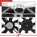 Engine Radiator Cooling Fan Assembly with Shroud for Toyota Yaris 2007-2015 1.5L