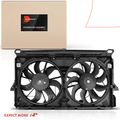 Dual Radiator Fan with Shroud Assembly for Chevy Silverado 1500 GMC Sierra 1500