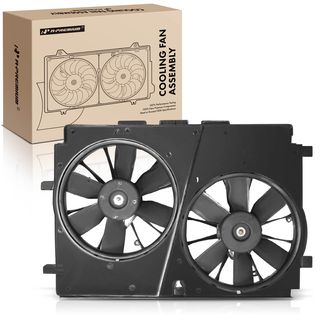 Dual Radiator Cooling Fan Assembly with Shroud for Chevy Camaro 1998-2002