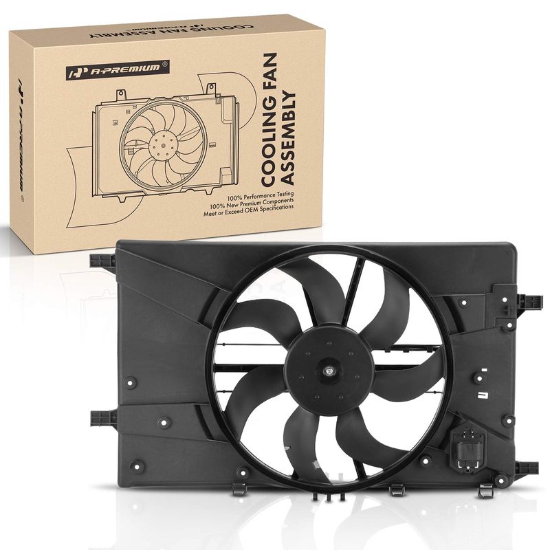 Engine Radiator Cooling Fan Assembly with Shroud for 2015 Buick Verano