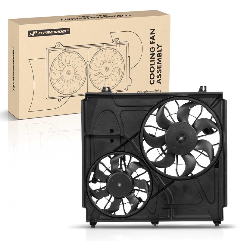 Engine Radiator Cooling Fan Assembly with Motor for Kia Sorento 2003-2006 3.5L